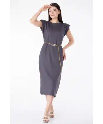 Jile elbise antrasit