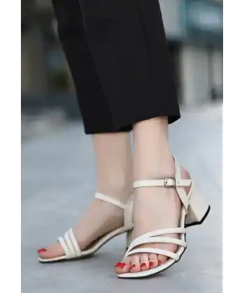 Jioni Ten Cilt Topuklu Ayakkabı