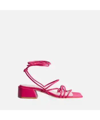 Merdi Fuşya Cilt Topuklu Ayakkabı