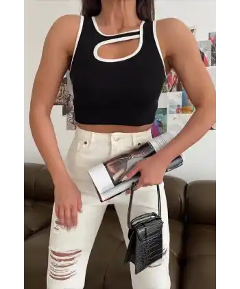 Pencereli kaşkorse crop