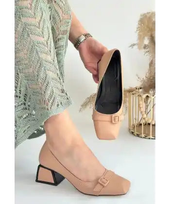 Pentio Nude Cilt Topuklu Ayakkabı