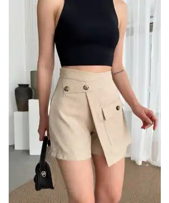 Tek cepli şort etek