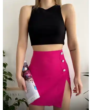 Üç taşlı mini etek