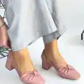 Agnet Pudra Cilt Topuklu Ayakkabı