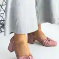 Agnet Pudra Cilt Topuklu Ayakkabı