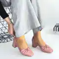 Agnet Pudra Cilt Topuklu Ayakkabı