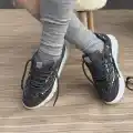 Aleid Gri Cilt Bağcıklı Spor Ayakkabı