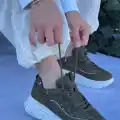 Aleid Yeşil Süet Bağcıklı Spor Ayakkabı