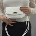 Beyaz cilt jessi çanta