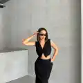 Çilek takım etek yelek