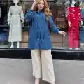 Çizgili tunik gömlek