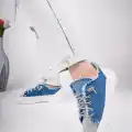 Enber Mavi Kot Bağcıklı Spor Ayakkabı