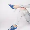 Enber Mavi Kot Bağcıklı Spor Ayakkabı