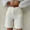 Gabardin kumaş şort