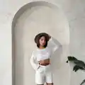 Gabardin kumaş şort