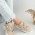 Guji Bej Kot Bağcıklı Spor Ayakkabı