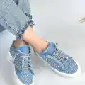 Guji Mavi Kot Bağcıklı Spor Ayakkabı