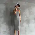 İp askılı elbise