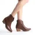 Jilla Taba Cilt Tak Çıkar Topuklu Bot Ve Çizme