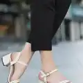 Jioni Ten Cilt Topuklu Ayakkabı