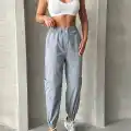 Jogger lastik paça pantolon