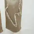 Kadın Yüksel Bel Püskül Detaylı Palazzo Jean Kot Pantolon