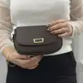 Kahve cilt jessi çanta