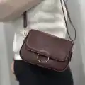 Kahve cilt mossi çanta