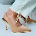 Kalyt Nude Cilt Topuklu Ayakkabı