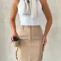 Kargo cep mini etek