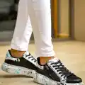 KB-02  Kuback Bağcıklı Crocodile Siyah Mavi Günlük Erkek Ayakkabı