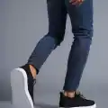 KB-112   Kuback Siyah Triko Bağcıklı  Günlük Erkek  Ayakkabı