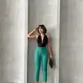 Kemerli havuç pantolon