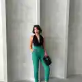 Kemerli havuç pantolon