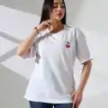 Kiraz işlemeli tişört