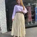 Kraş etek krem