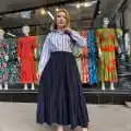 Kraş etek siyah