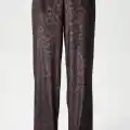 Leopar desen pantolon