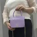Lila cilt krash çanta