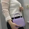 Lila cilt krash çanta