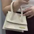 Luxe krem cilt çanta