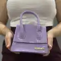 luxe lila cilt çanta