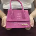 Luxe pembe cilt çanta