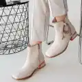 Melina Bej Cilt Topuklu Bot