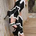 Merliya Siyah Cilt Desenli Bootie