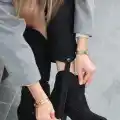 Milla Siyah Süet Tak Çıkar Topuklu Bot Ve Çizme