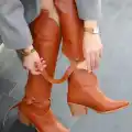 Milla Taba Cilt Tak Çıkar Topuklu Bot Ve Çizme