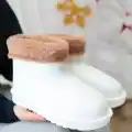Mordi Beyaz Oval Burunlu Su Geçirmez İçi Kürklü  Bot