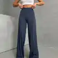 önü çımalı pantolon füme