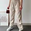 Paraşüt pantolon bej